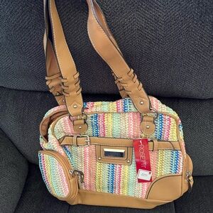 Rosetti Tan Shoulder Bag with Classic Design